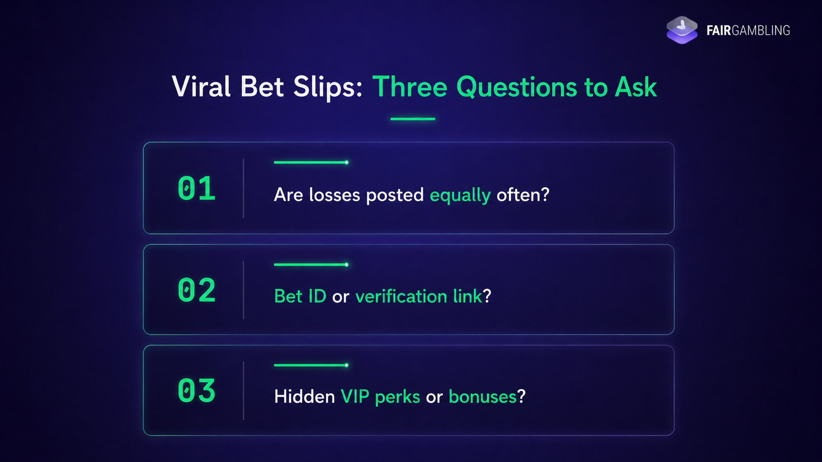 viral bet slips verification questions
